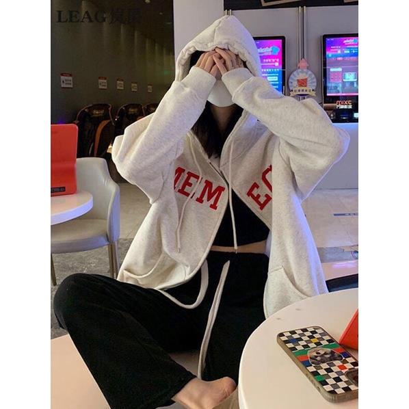 Khoác Nỉ Chữ Mem Unisex Nam Nữ Dáng Rộng Kiểu Dáng Năng Động Oversize Khoác Đi Nắng