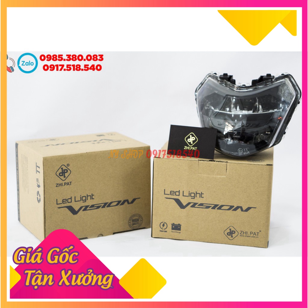 Chóa led 2 tầng Vision 2014 - 2020 Zhipat chính hãng full box (Ảnh Sp thật)