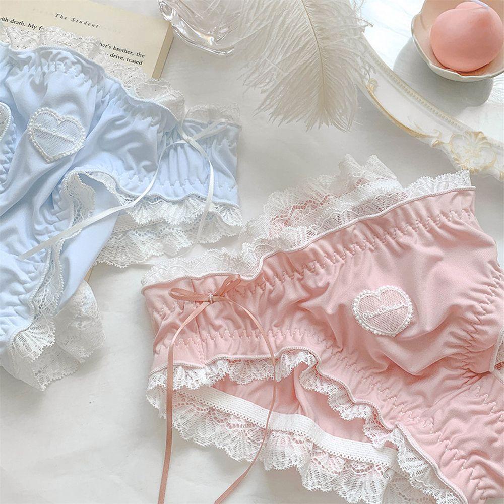 Quần Lót Cotton Không Đường May Lưng Thấp Nhiều Màu Sắc Phong Cách Lolita Nhật Bản Quyến Rũ Dành Cho Nữ
