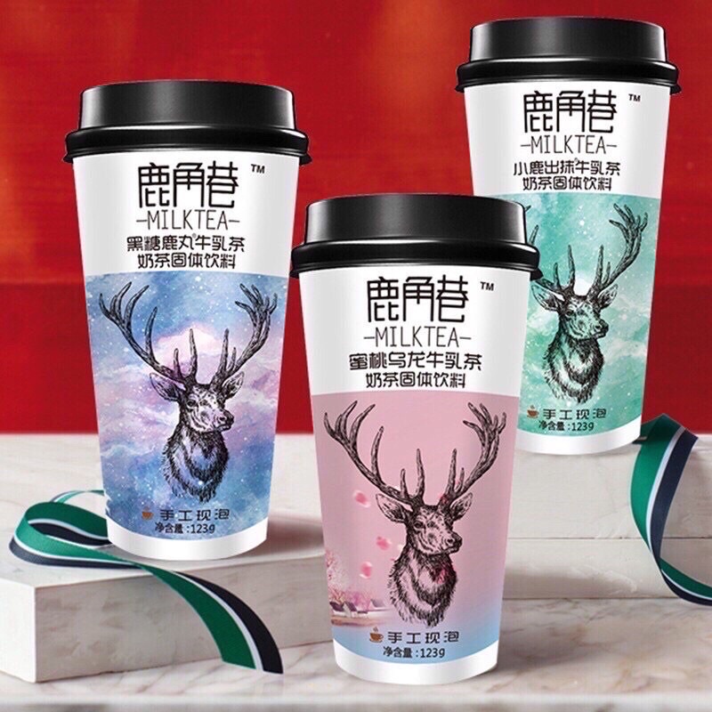 Trà Sữa Tự Pha The Alley 123gr Vị Trà Thái Hồng Đào Ô Long