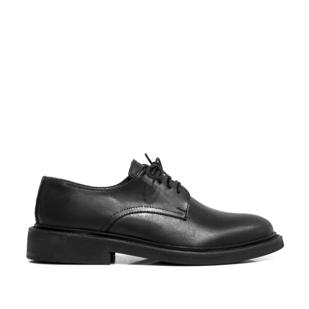 GIÀY DERBY NAM TARMOR MÀU ĐEN DERBY SHOES IN BLACK LEATHER