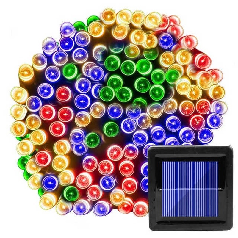 Dây Đèn LED 10/20M Chống Nước Năng Lượng Mặt Trời Trang Trí Giáng Sinh
