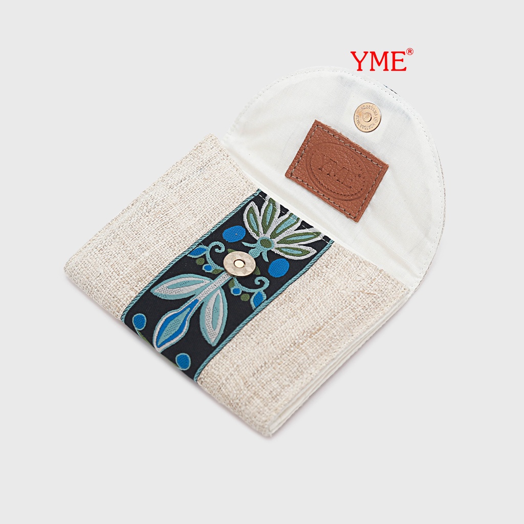 [Mã BMBAU50 giảm 7% đơn 99K] Ví vải mini thời trang YME đựng tiền thẻ chất liệu vải Hem handmade xinh xắn độc đáo YVH