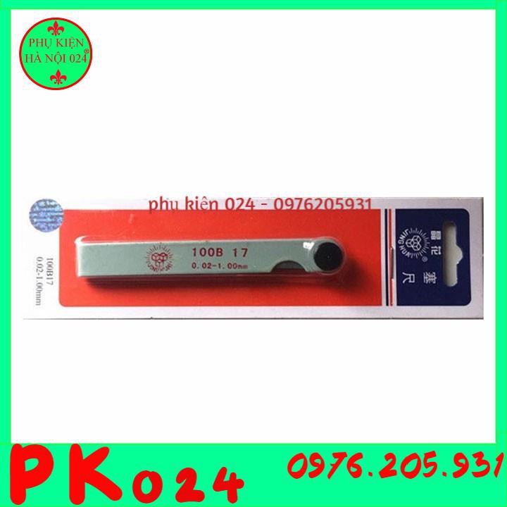 Thước Căn Lá 100B 17 Lá 0.02-1mm