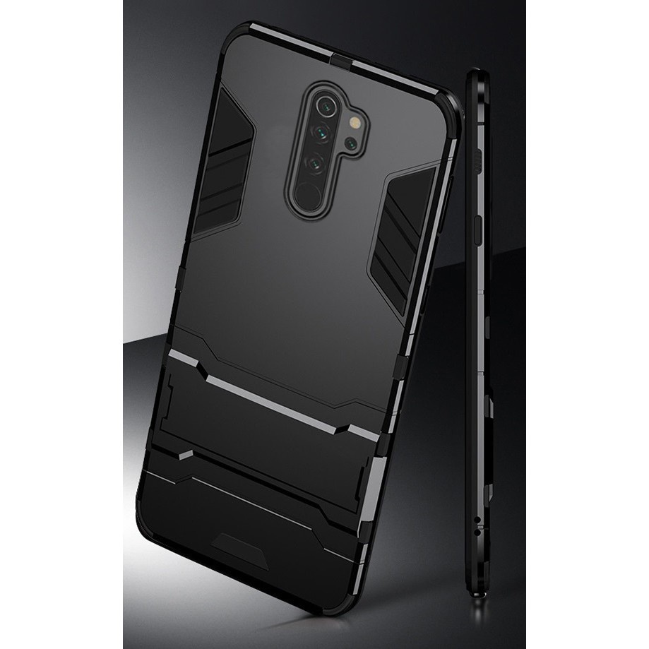 Ốp lưng samsung Note 8 Note 9 Xiaomi Note 8 iron man - chống sốc - chống va đập - giá đỡ xem phim nghe nhạc
