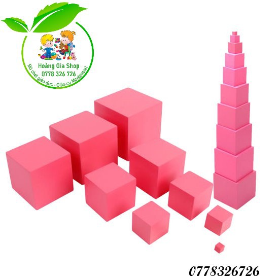 Tháp hồng loại nhỏ - Mini Pink tower