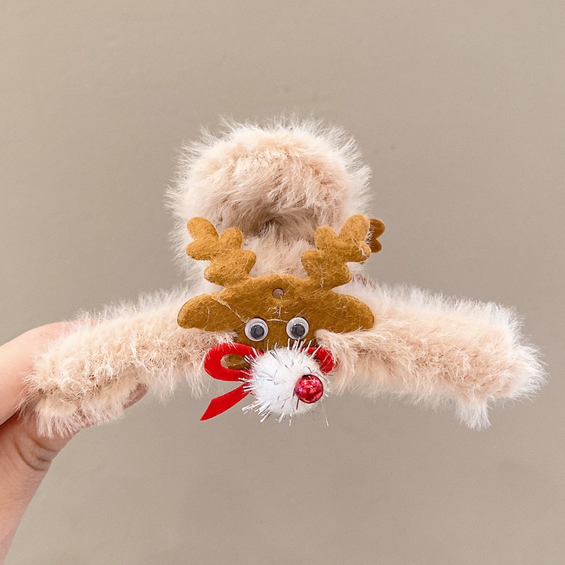 Kẹp Tóc Hình Ông Già Noel Hoạt Hình Dễ Thương Phong Cách Giáng Sinh 2022