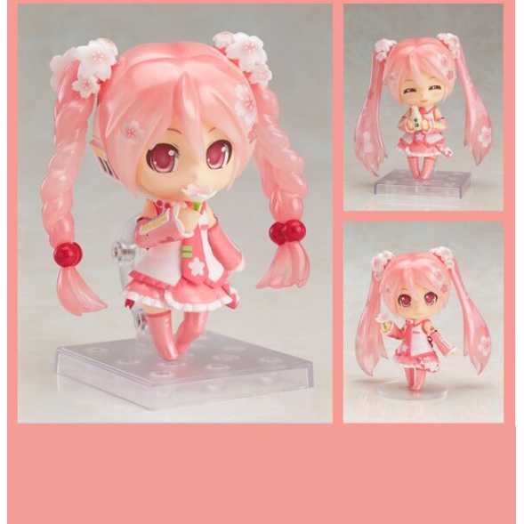 Mô hình nhân vật Nendoroid Hatsune Miku ver sakura game anime chibi trang trí trưng bày đẹp
