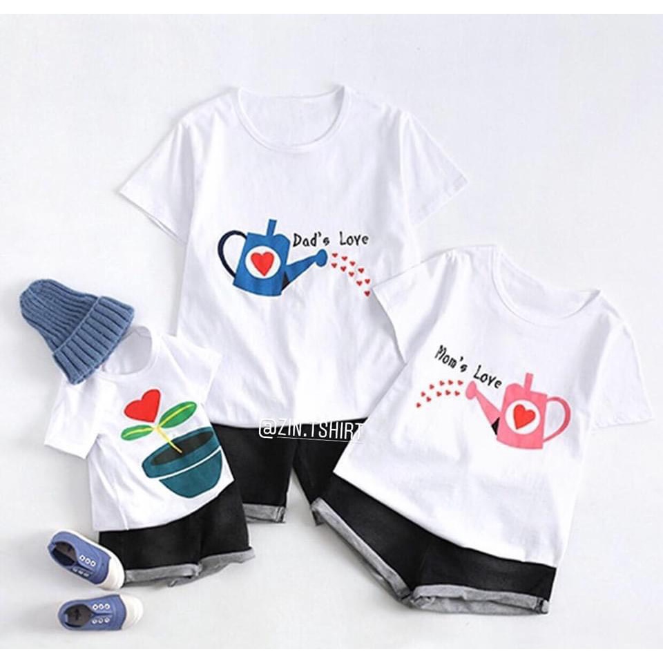 Áo Phông Gia Đình, Áo Thun Đồng phục Gia Đình In hình Dễ Thương Không Bong Tróc Chất Cotton