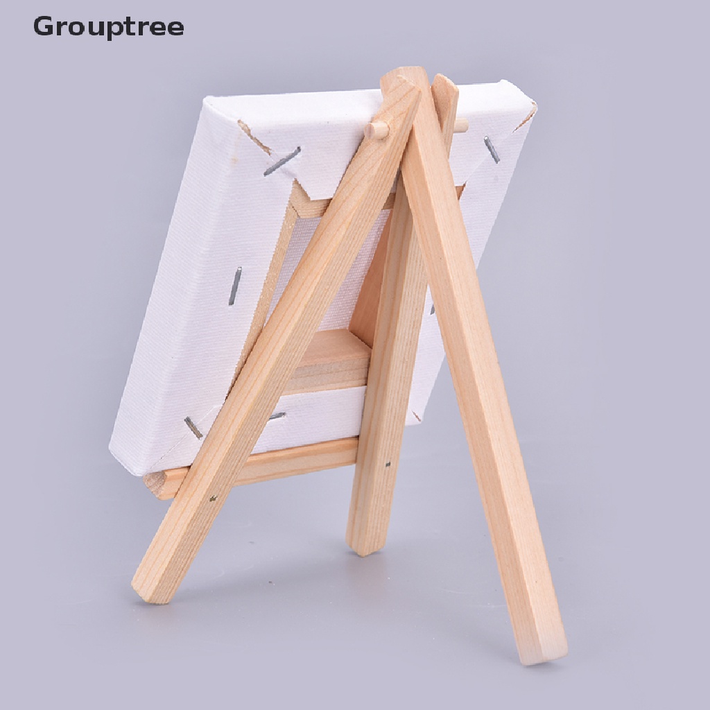 Set khung ảnh và giá đỡ mini bằng vải canvas cỡ 10x10cm cho trẻ em (có bản lẻ)