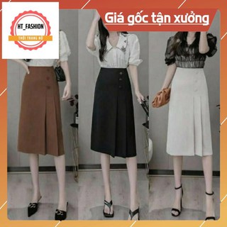 Chân Váy Công Sở Dáng Dài Chất Umi Cao Cấp Cực Tôn Dáng
