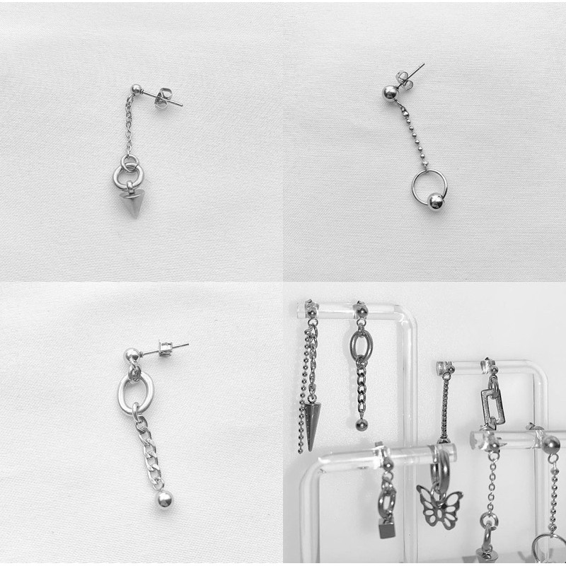 Khuyên tai Basic thép titan /E35