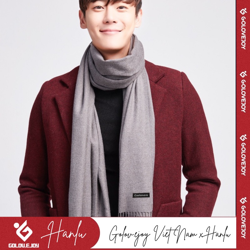 ☞Khăn quàng cổ nam nữ unisex chất len cashmere cao cấp mềm mịn, choàng Golovejoy DWJ01