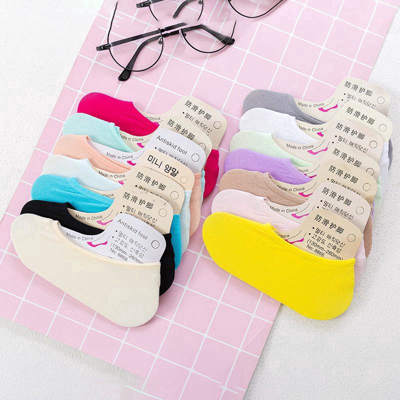 Women's ankle socks color summer socks