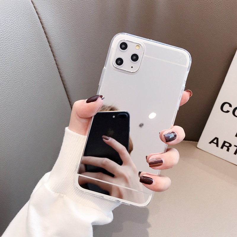 Ốp Điện Thoại TPU Tráng Gương Cho iphone 13 12 11 Pro Max X XS Max XR 6 6S 7 8 7 PLUS 8PLUS