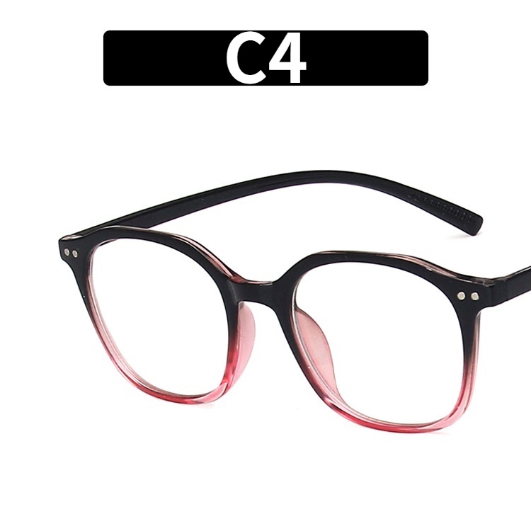 Mắt kính gọng oval chống bức xạ phong cách Hàn Quốc cho nữ