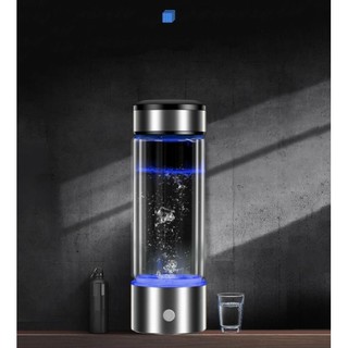 Bình giữ nhiệt Hydrogen Cool Water 2 lớp thuỷ tinh làm lạnh ION hoá 450ml - SmartStore1688