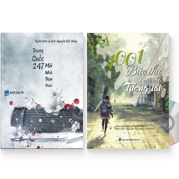 Sách - Combo: Trung Quốc 247 - Mái nhà thân thuộc + 1001 Bức thư viết cho tương lai + DVD nghe sách