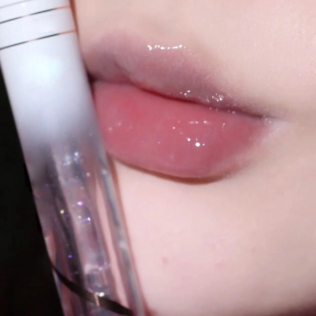 [Hàng mới về] Tinh dầu dưỡng ẩm môi trong suốt có độ bóng cao sử dụng tiện lợi