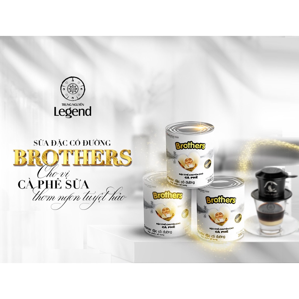 Cream đặc có đường Brothers 390g F&N