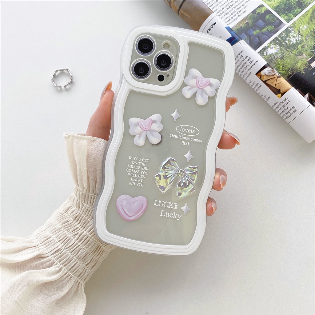 Ốp Điện Thoại Silicone Mềm Trong Suốt Họa Tiết Bướm Dễ Thương Cho IPhone 13 12 11 Pro XS Max X XR 8 7 Plus