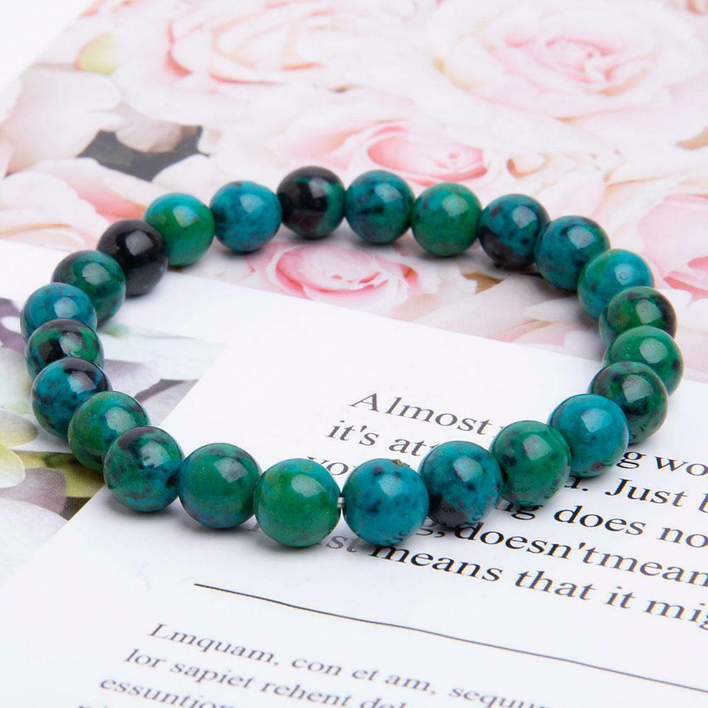 Vòng Tay Chrysocolla Tự Nhiên 8mm H1Y7