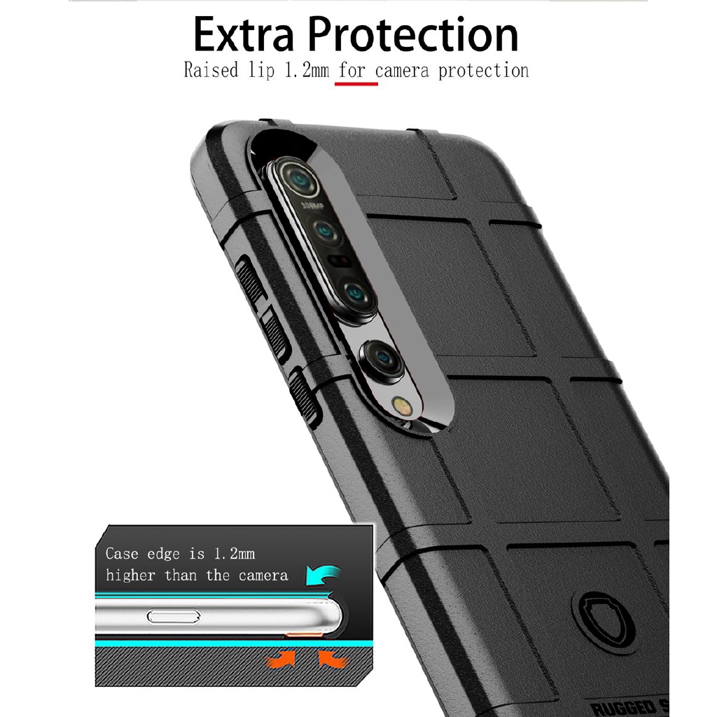 Ốp Điện Thoại Silicon TPU Mềm Đệm Khí Chống Sốc Cho Xiaomi Mi 10 / Mi10 Pro