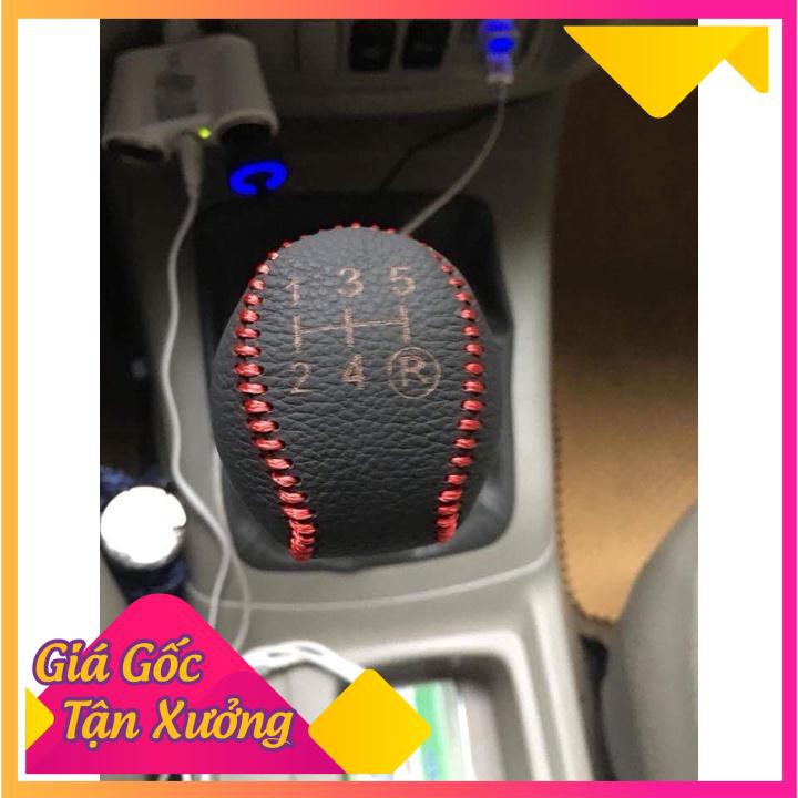 SALES HỦY DIỆT -Bọc cần số toyota wigo số sàn da bò nhiều màu sắc. khắc sơ đồ số theo xe
