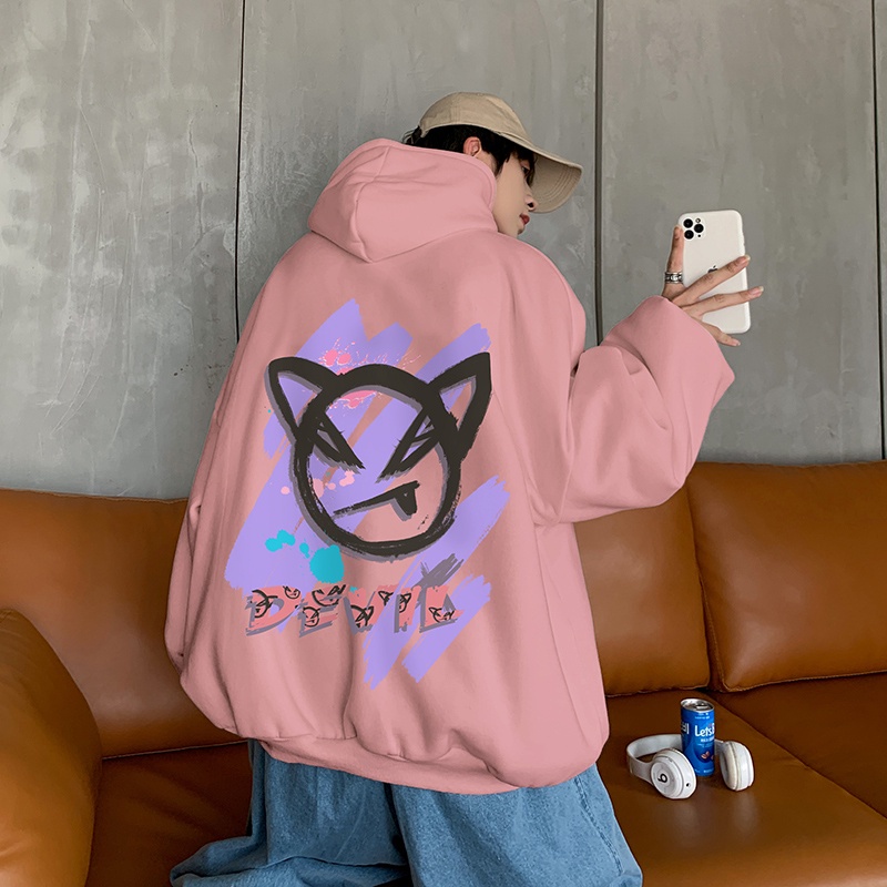 Áo hoodie có mũ trùm đầu tay dài thời trang cho nam