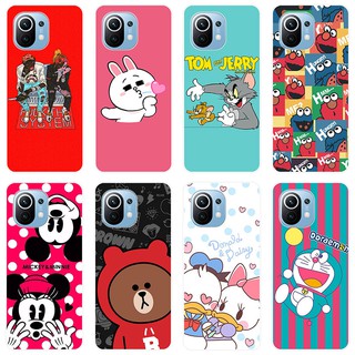 Ốp Điện Thoại TPU Dẻo Họa Tiết Hoạt Hình Dễ Thương Cho Xiaomi Mi 11 lite Xiaomi Mi11 lite 11lite Mi11lite