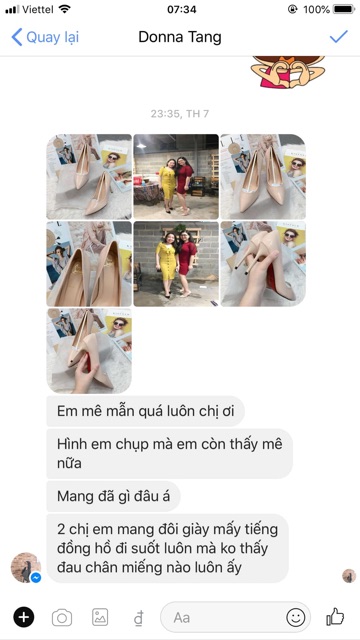 Giày cao gót mũi nhọn 9-10cm VNXK cực êm chân