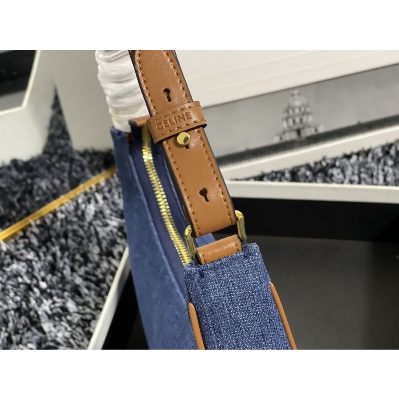 Túi xách đeo kẹp nách nữ da thật nhiều màu sành điệu Céline paris
