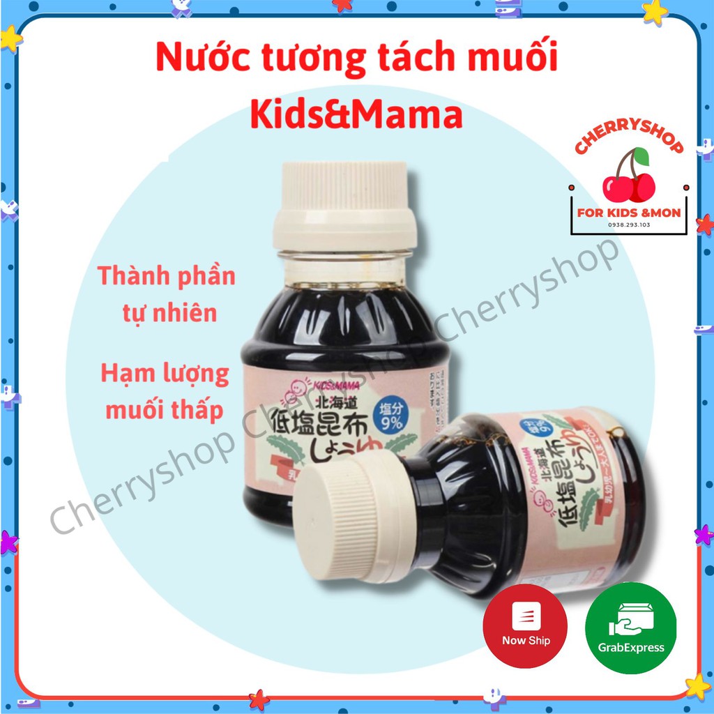 NƯỚC TƯƠNG TẢO BẸ KIDS &amp; MAMA - Hàng nội địa Nhật