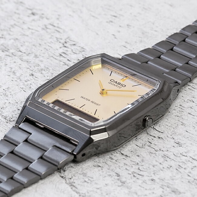 Đồng hồ nam dây kim loại chính hãng CASIO AQ-230GG-9ADF