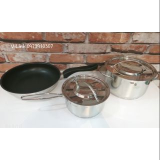 Bộ nồi WMF GALA PLUS 3 CHIẾC (nội địa Đức)