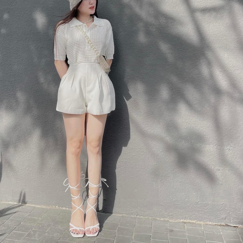 Quần short xếp ly 4 màu