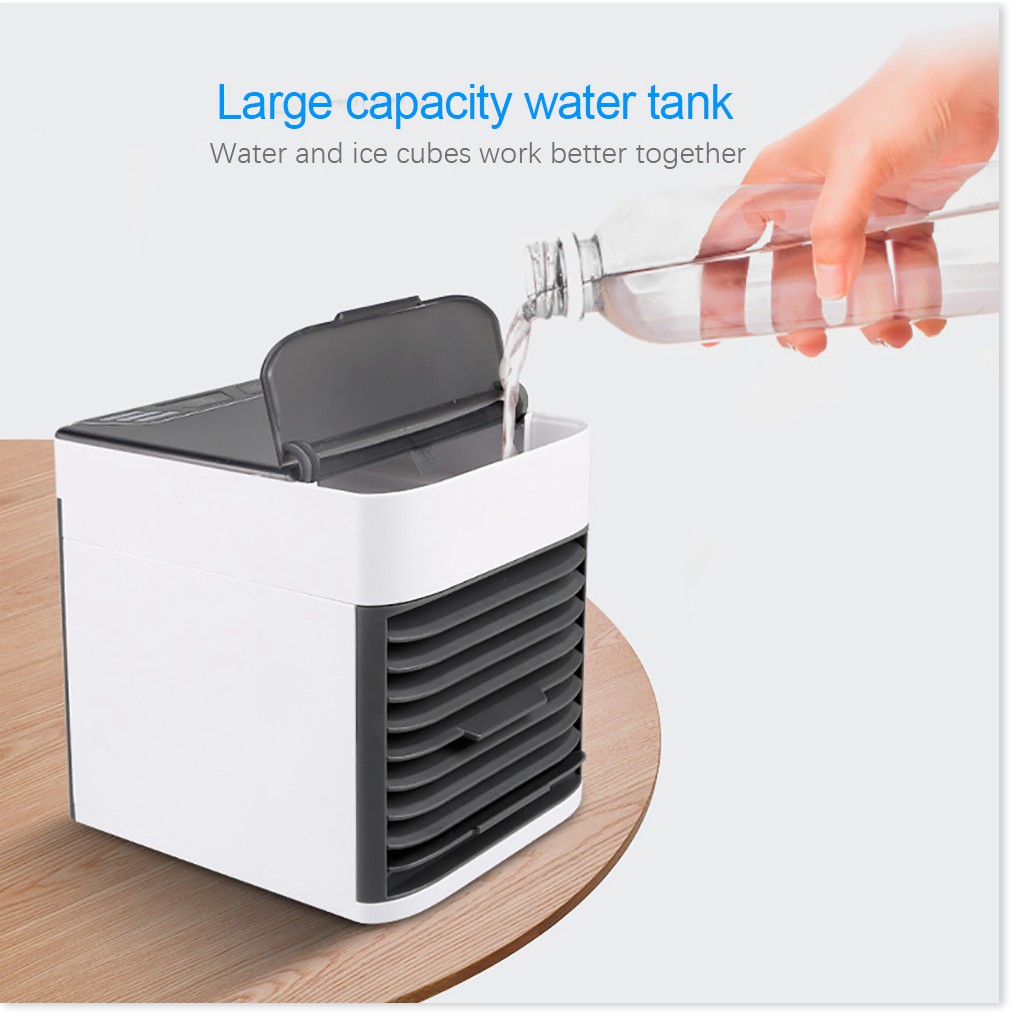 Máy Điều Hoà Mini Arctic Air , Công suất 10W, Dung tích bình chứa 750ml, Làm mát cực nhanh bằng công nghệ Ion không khí