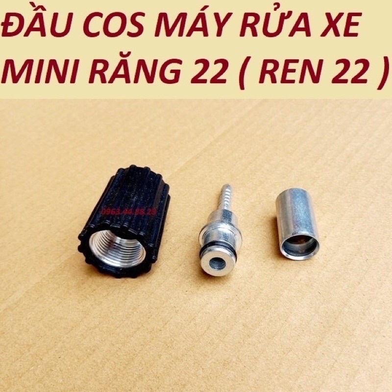 Đầu Cốt Nối Dây Rửa Xe Ren 22mm