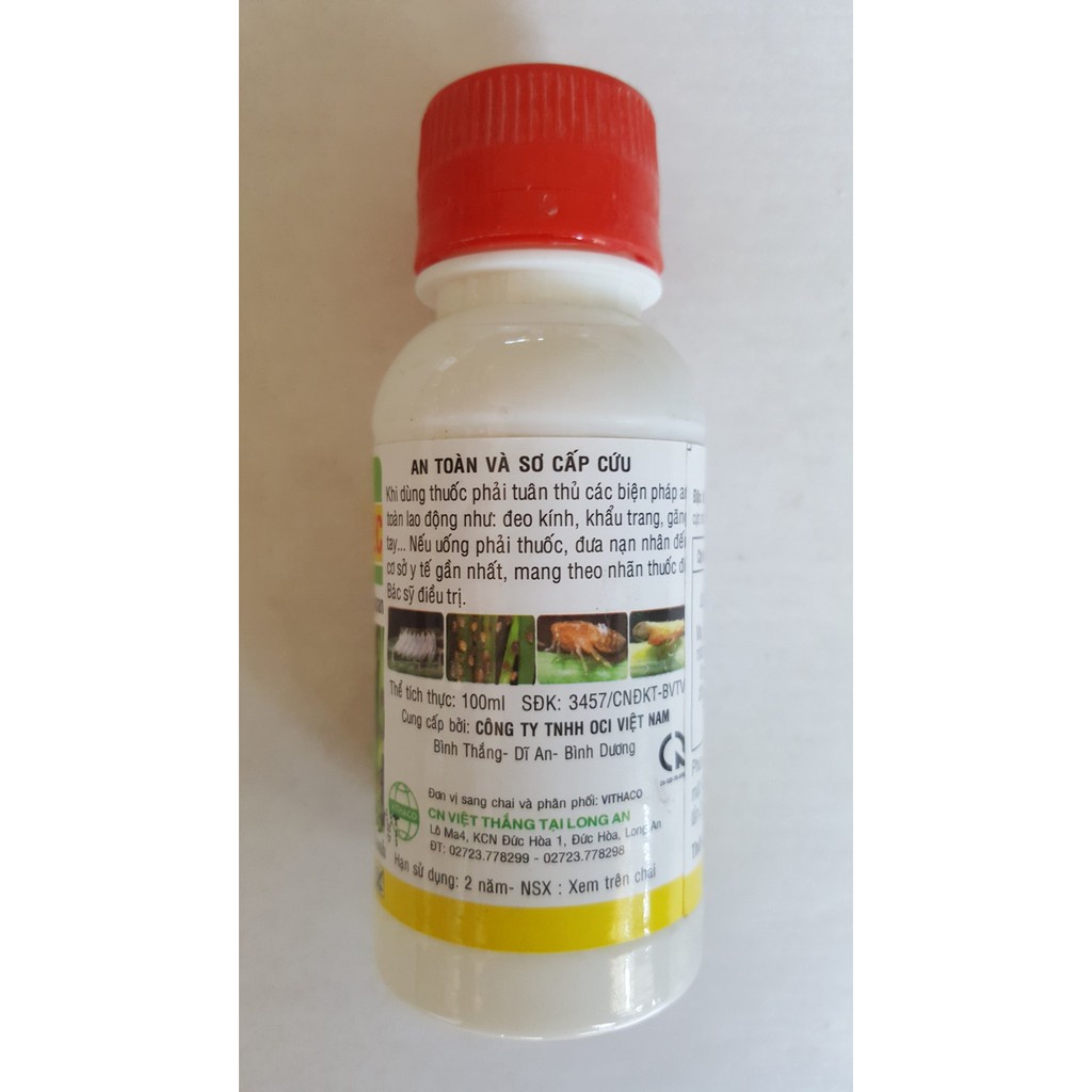 Excel BASA 50EC 100ml trừ rầy cho cây trồng Tiếp xúc, xông hơi cực nhanh