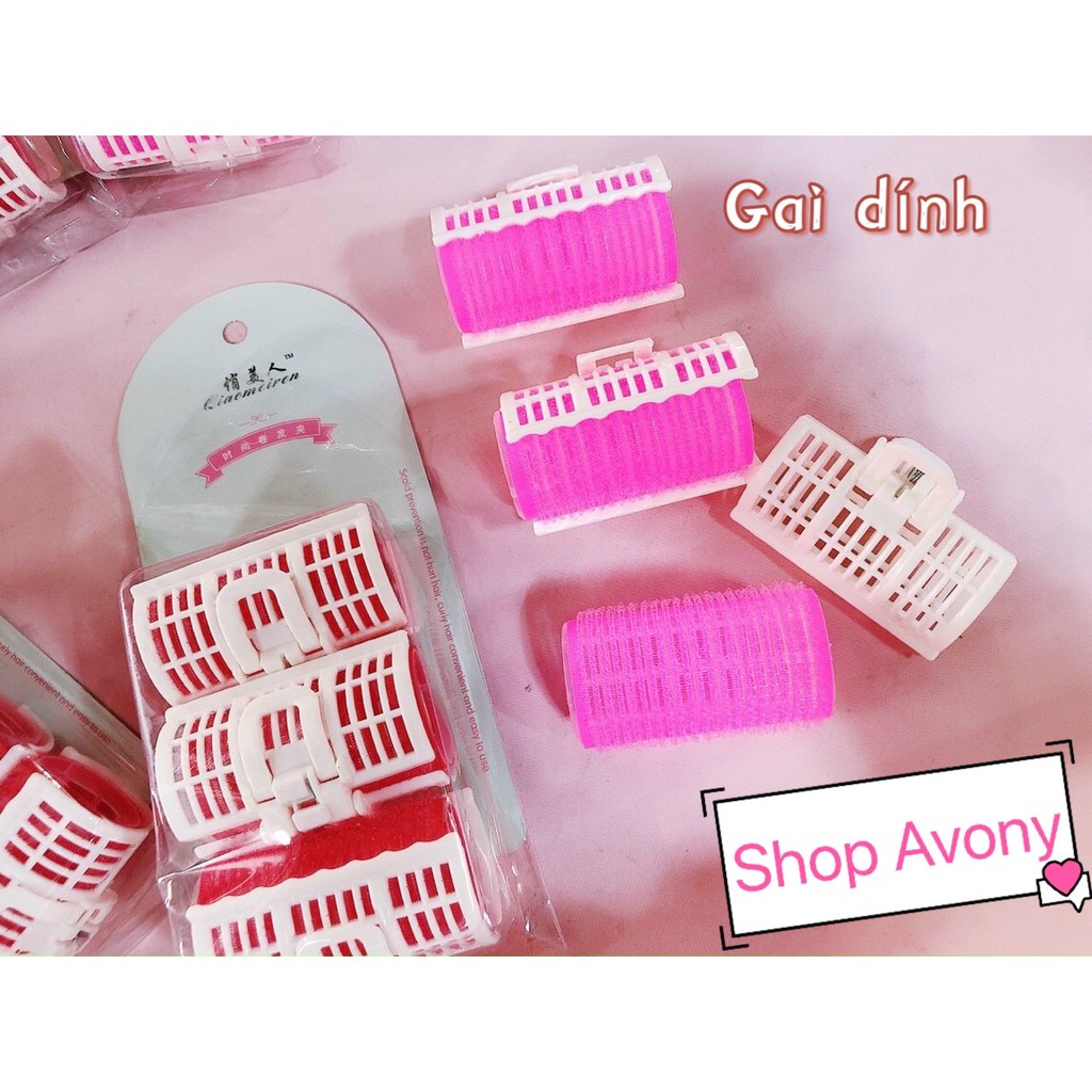 Combo lô cuốn tóc (ống cuốn tóc) gai dính