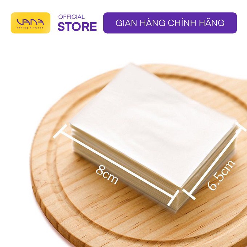 Giấy gạo bọc gói kẹo chống dính 500 tờ