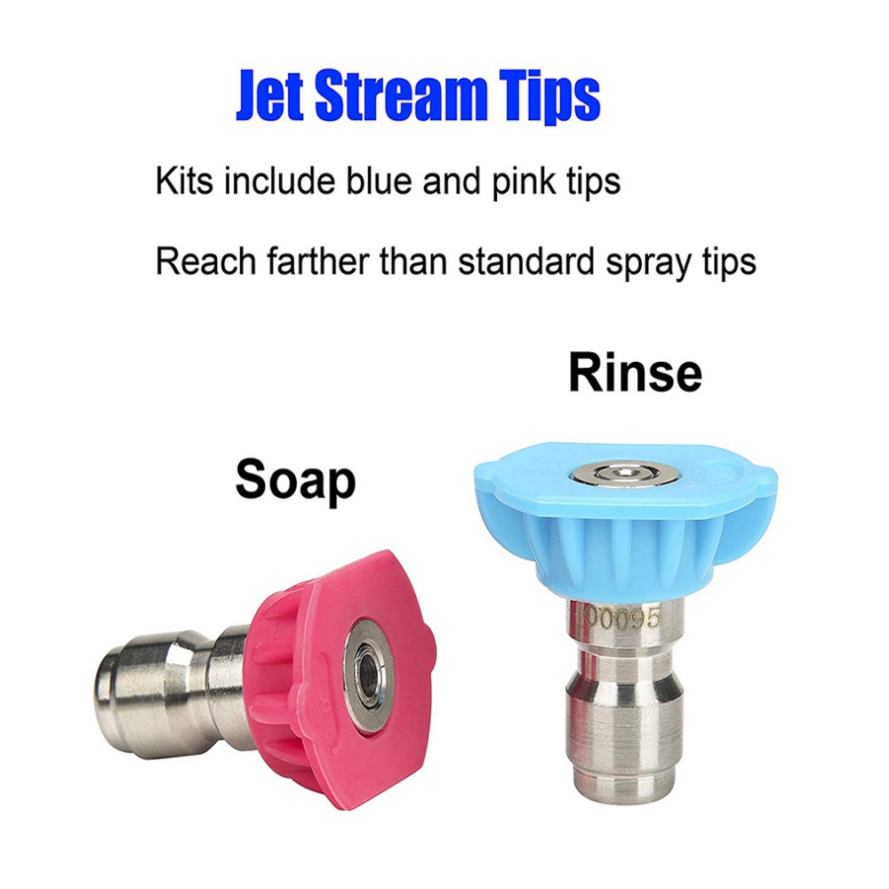 Bộ đầu vòi phun nước áp suất 1 / 4 "cho xe hơi số lượng tùy chọn