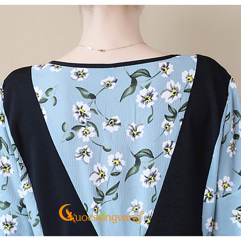 Váy đầm big size váy đầm xòe tay lỡ GLV077 Cuocsongvang