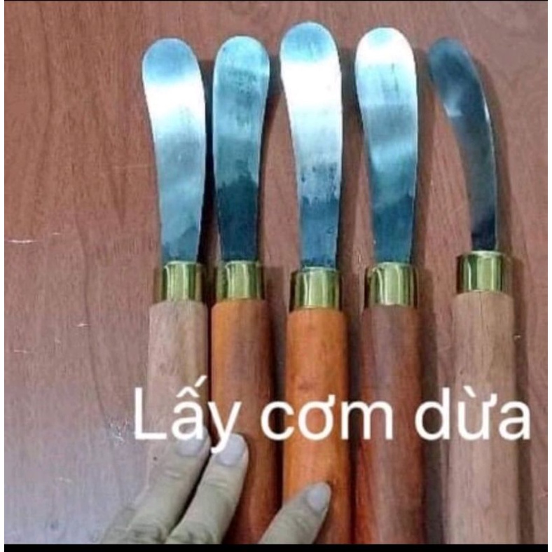 Dao Cạy Cơm Dừa.. Thép Trắng