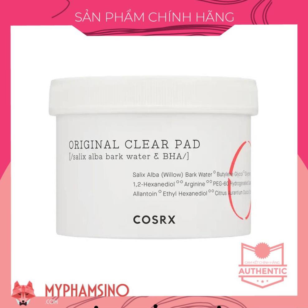 [CHÍNH HÃNG] Bông Tẩy Da Chết Cosrx One Step Moisture Up Pad