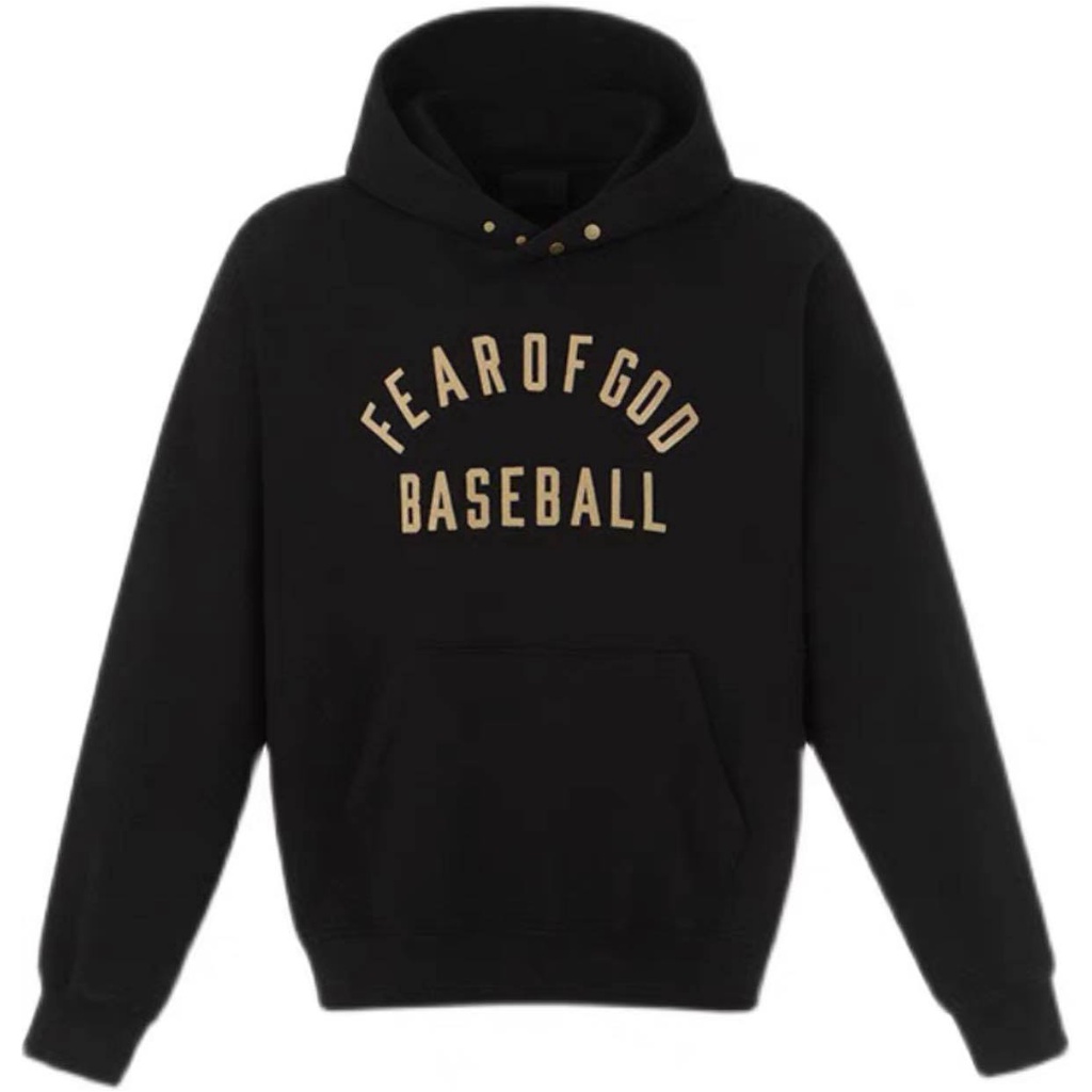 Áo hoodie nỉ fear of god base ball , áo nỉ mũ dáng rộng unisex street wear , Cocmer_vn