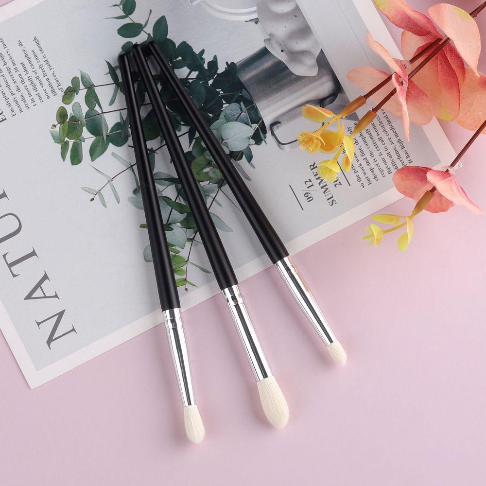 Set 3 Cọ Trang Điểm Mắt Cán Gỗ Không Lem Tiện Dụng
