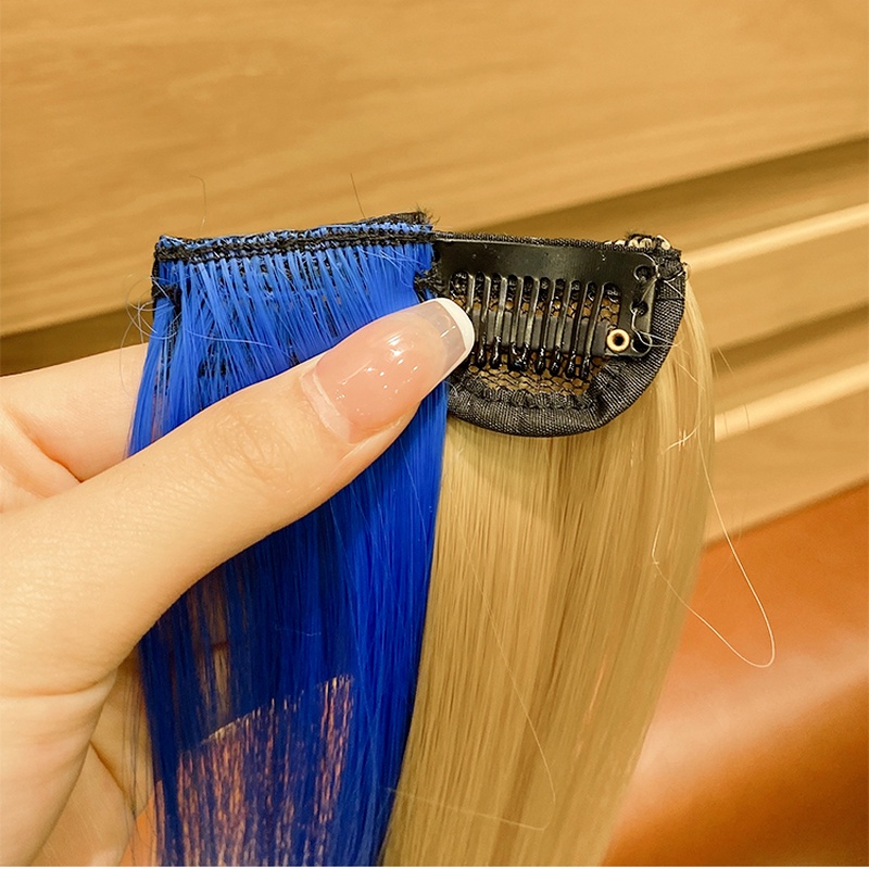 Cài tóc tóc giả thời trang tiện lợi sợi bện nhiều màu