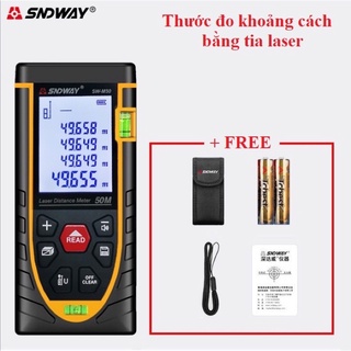 Máy đo khoảng cách sndway 50m, thước đo khoảng cách bằng laze