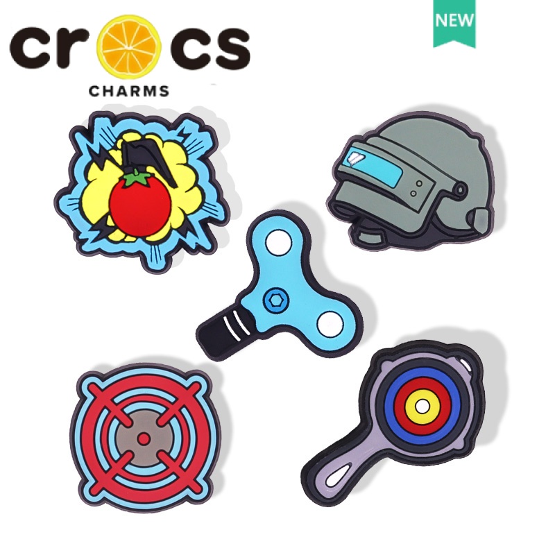 Phụ Kiện Trang Trí Đế Giày crocs Phong Cách PUBG Series 2022 charms